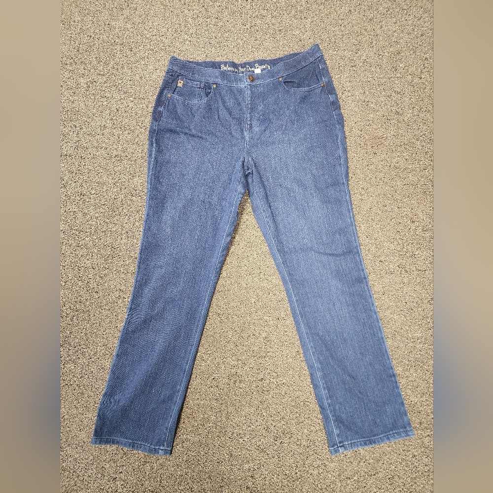 NWT Belle By Kim Gravel Sz 16 Jeans New With Tag